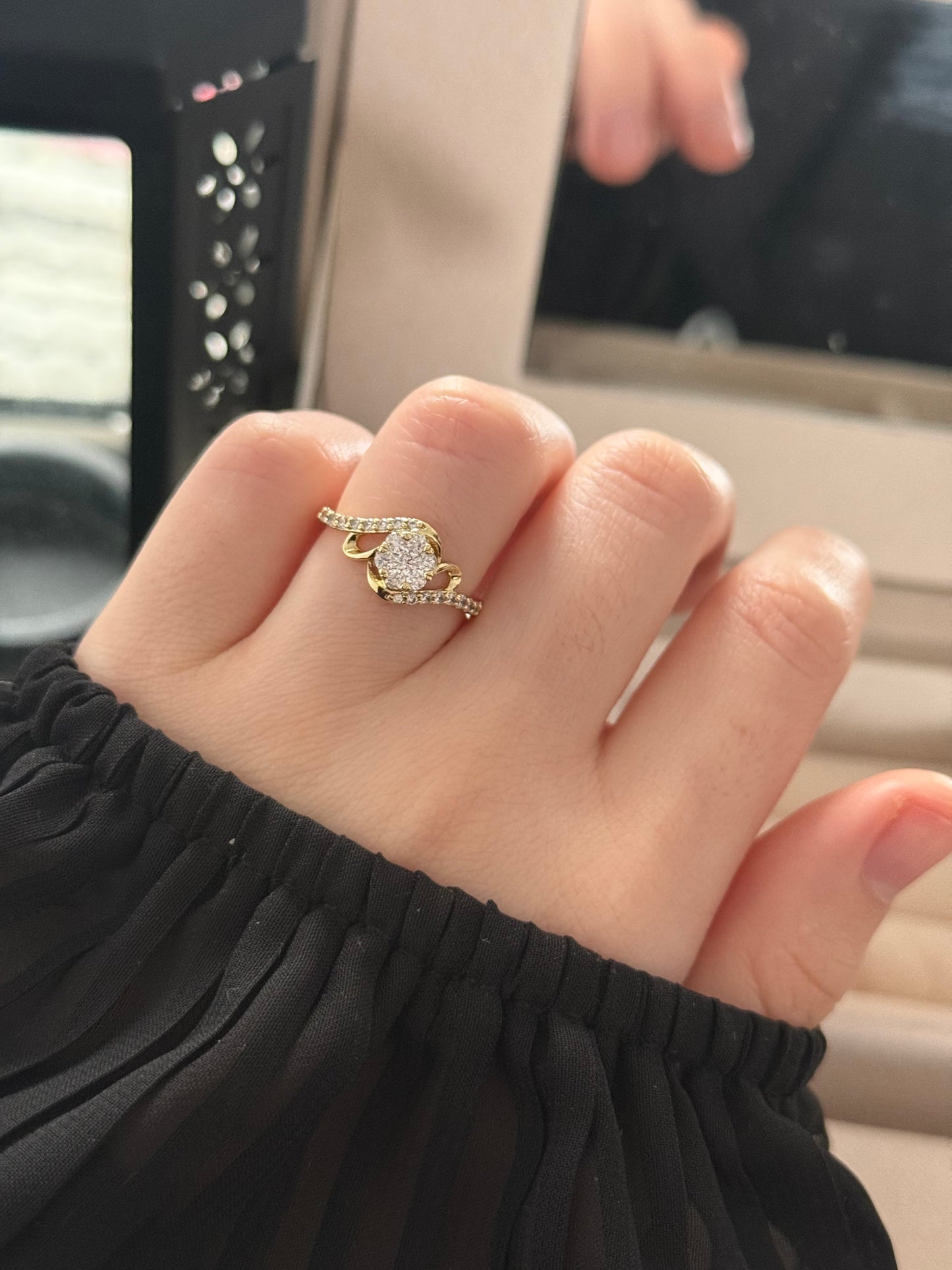 Anillo oro 14k modelo 023