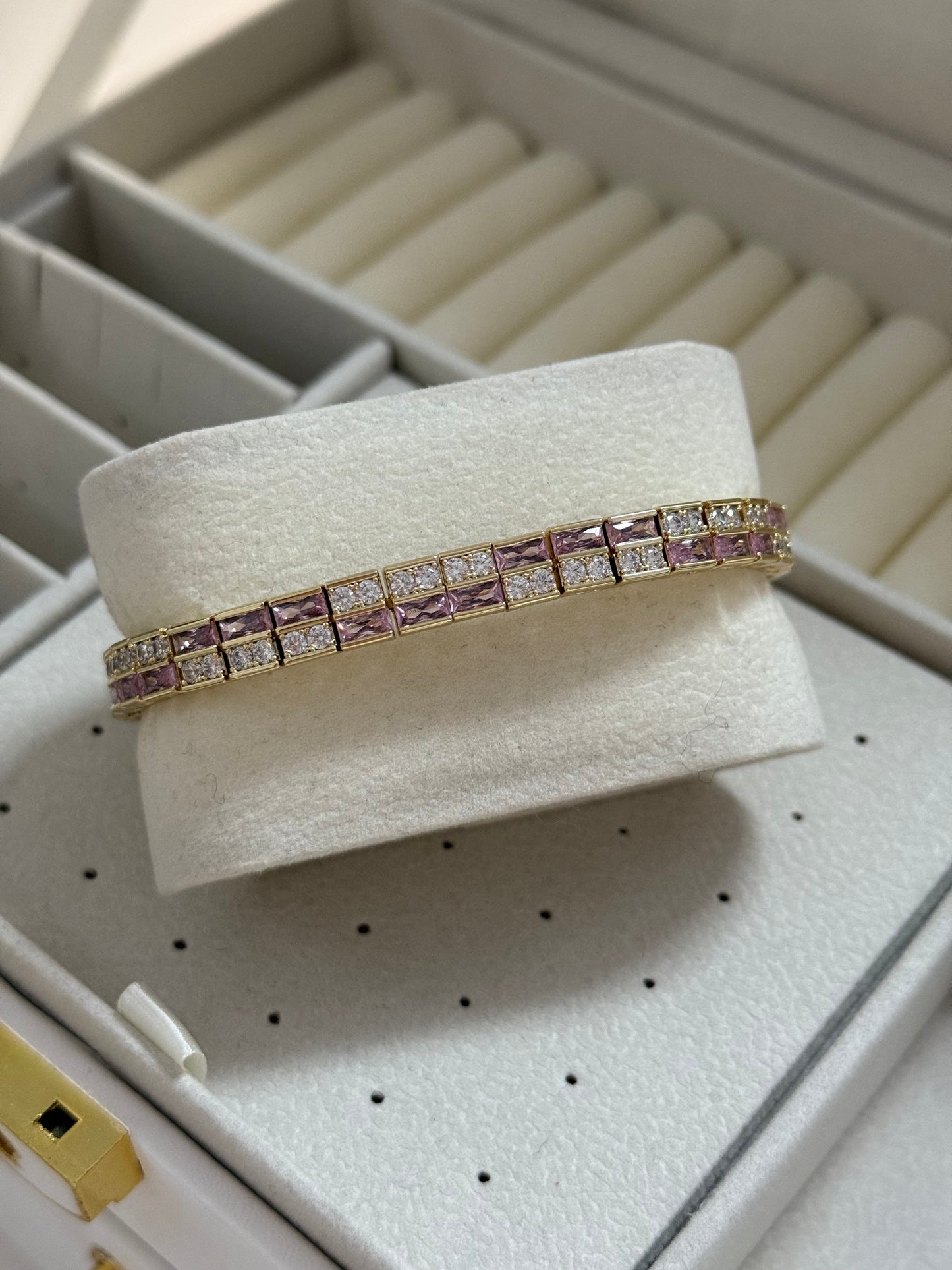 Pulsera 14k modelo 021 (rosa)