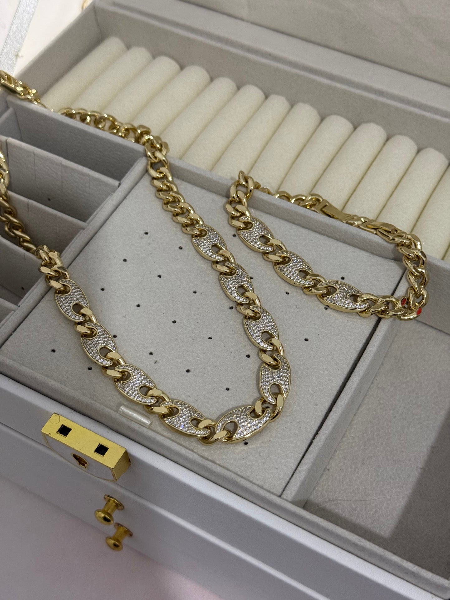 Conjunto oro 14k modelo 002