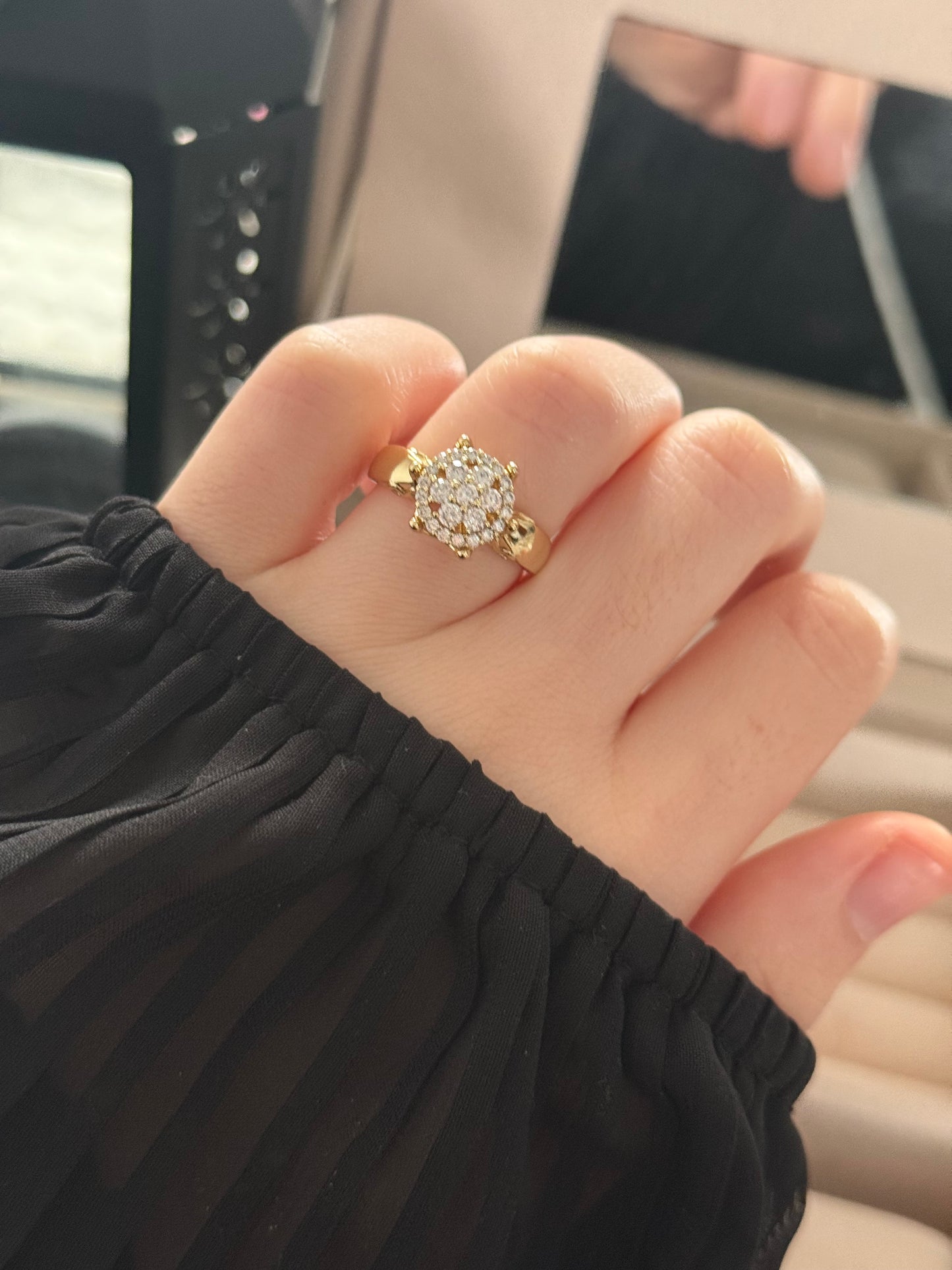 Anillo oro 14k modelo 017