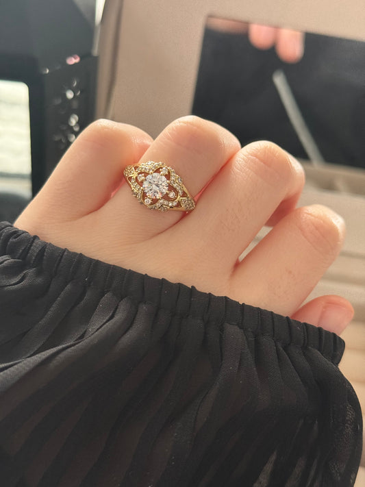 Anillo oro 14k modelo 0019