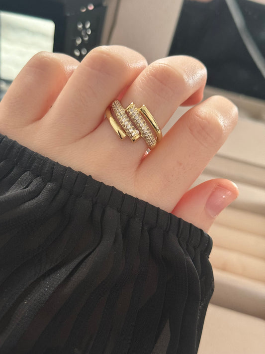 Anillo oro 14k modelo 015