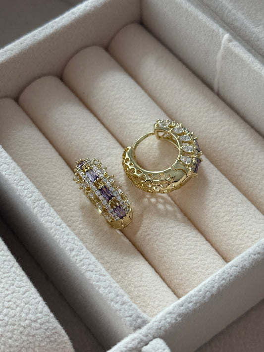 Pendientes modelo 032 (lila)