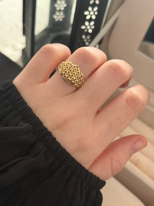 Anillo oro 14k modelo 002