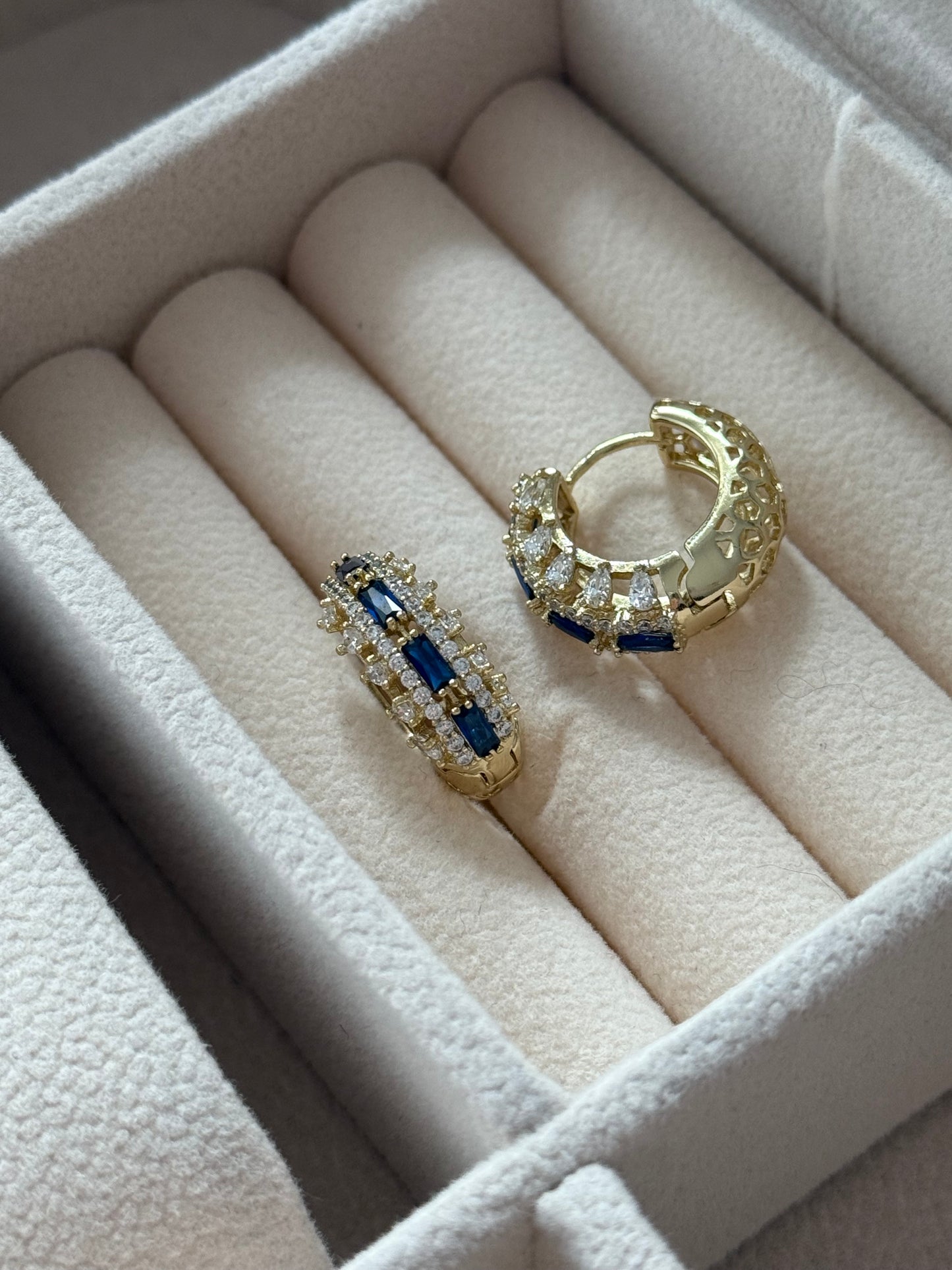 Pendientes modelo 032 (azul)