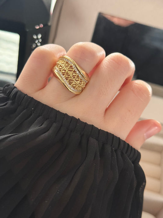 Anillo oro 14k modelo 022