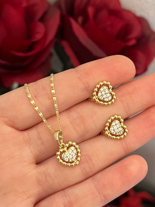 Conjunto 14k love