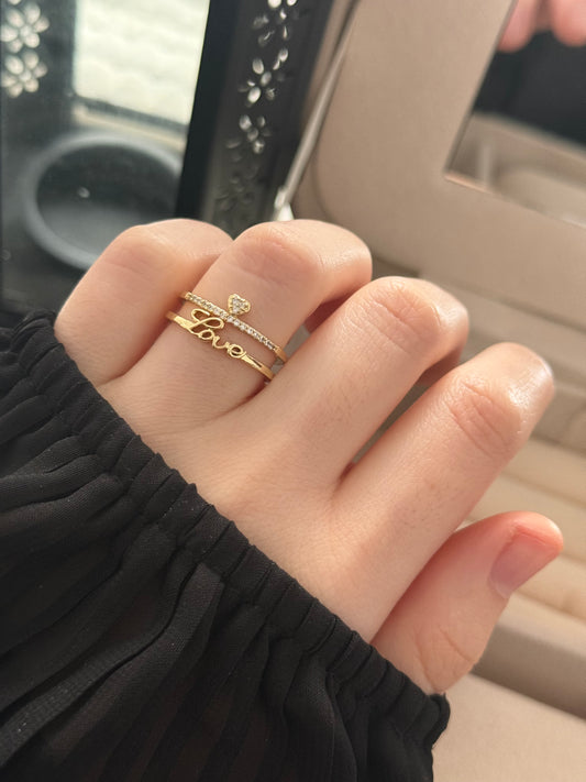 Anillo oro 14k modelo 007