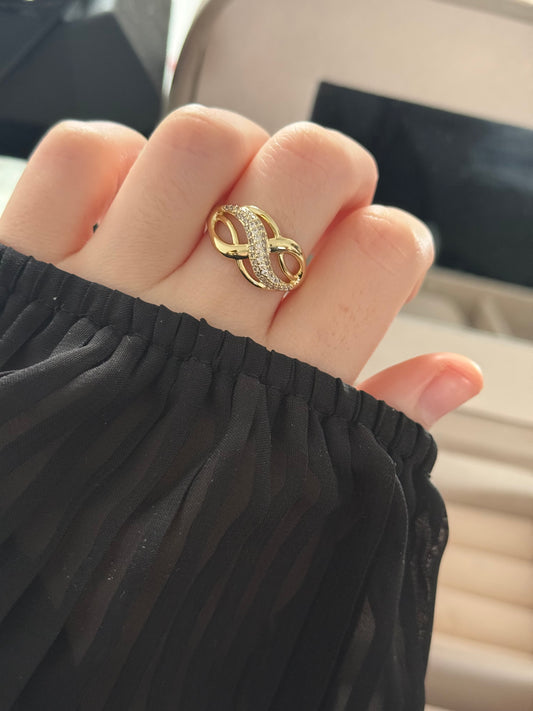 Anillo oro 14k modelo 020