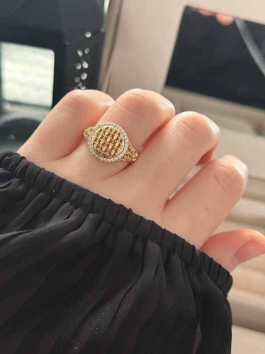 Anillo oro 14k modelo 014