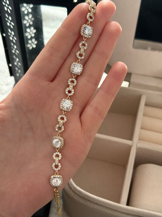 Pulsera oro 14k modelo 007